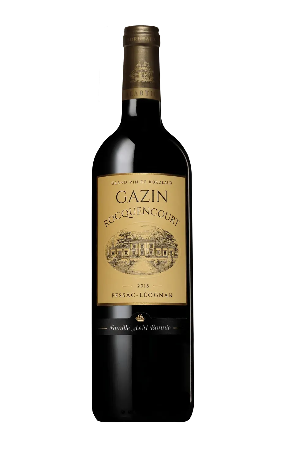 Château Malartic-Lagravière Gazin Rocquencourt 2018 rødvin 75 cl