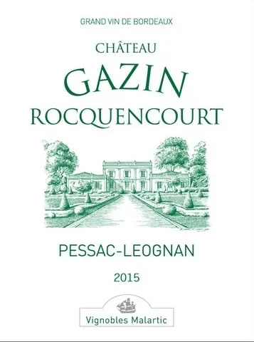 Château Malartic-Lagravière Gazin Rocquencourt Hvidvin 2018 Bordeaux