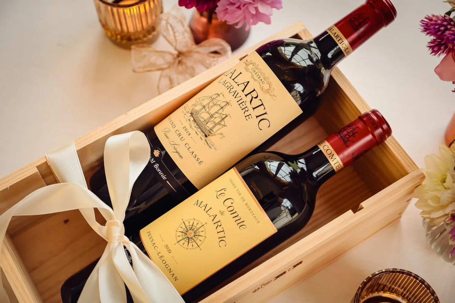 Château Malartic-Lagravière Mors Dag Fars Dag Gavesæt Rødvin