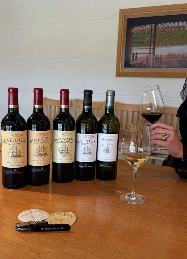Château Malartic-Lagravière Prestige Tasting vinsmagning Grand Cru