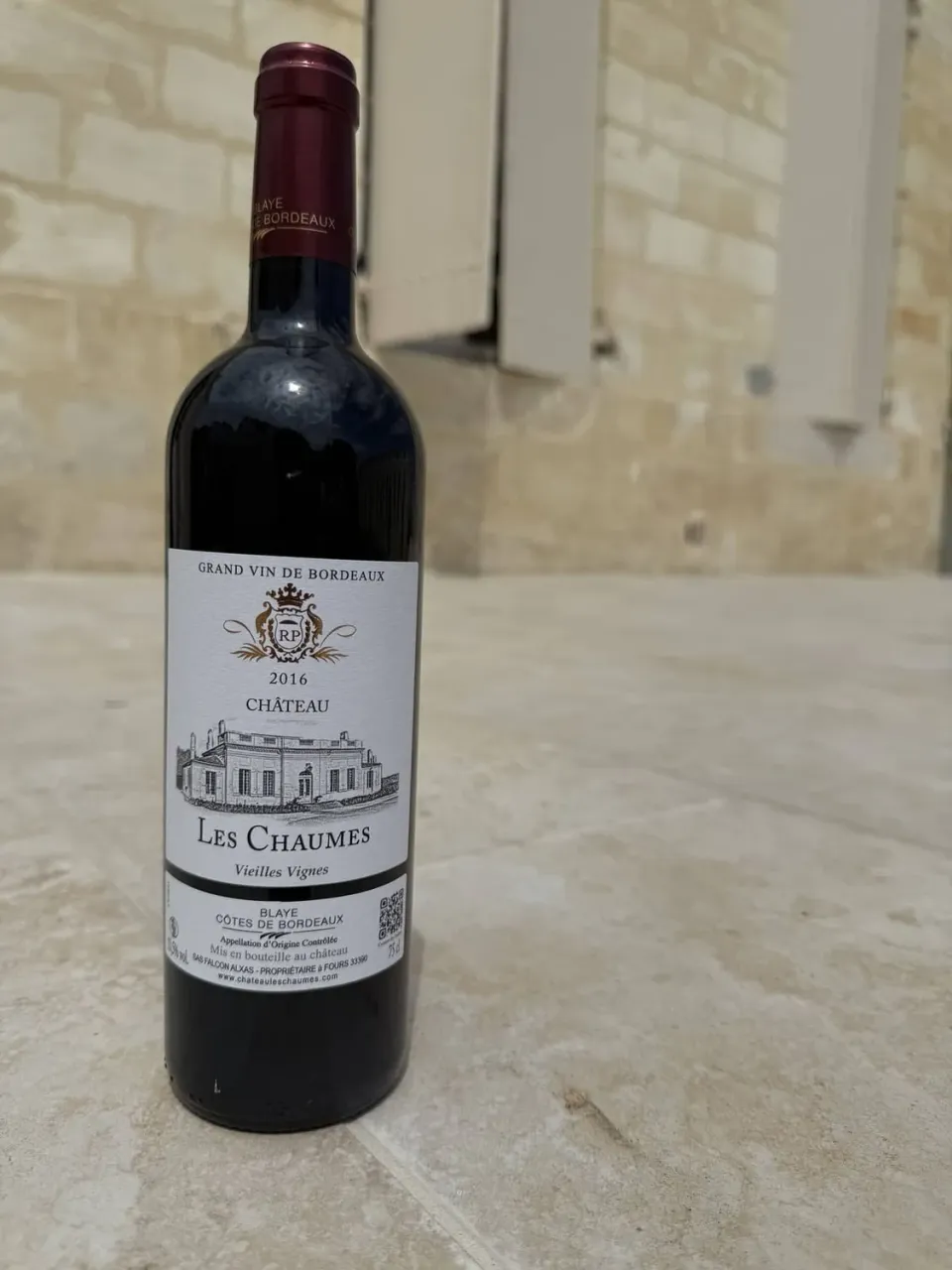 Domaine Les Chaumes Vieilles Vignes 2016 rødvin 75cl merlot