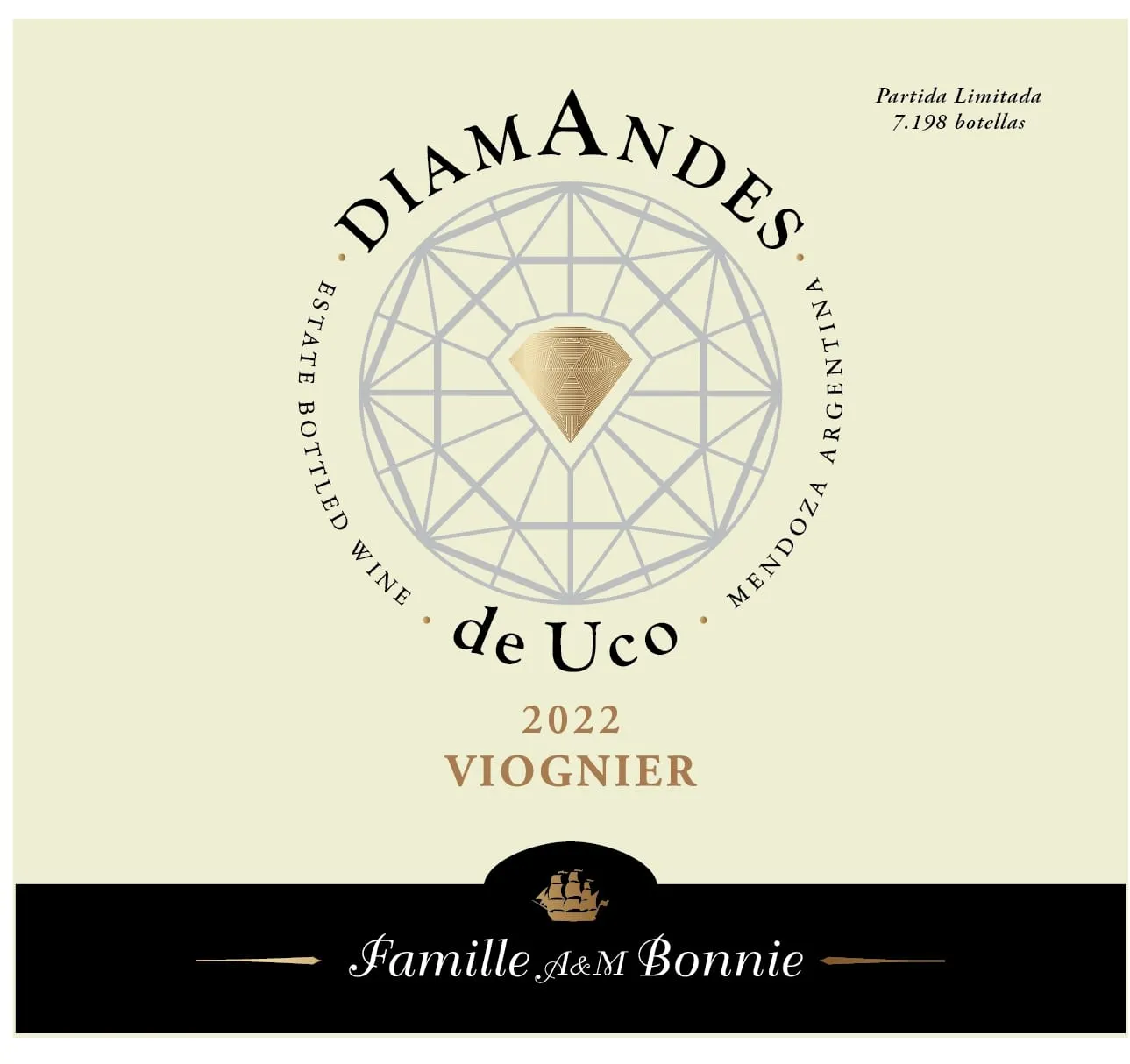 DiamAndes Viognier hvidvin 2023 blomstret