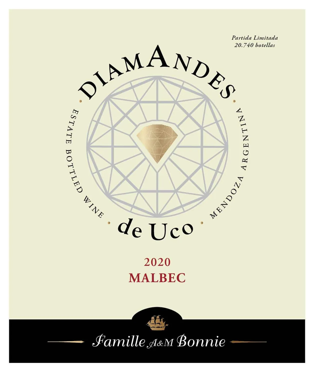 Château Malartic-Lagravière Diamandes Malbec rødvin 2021 Bordeaux