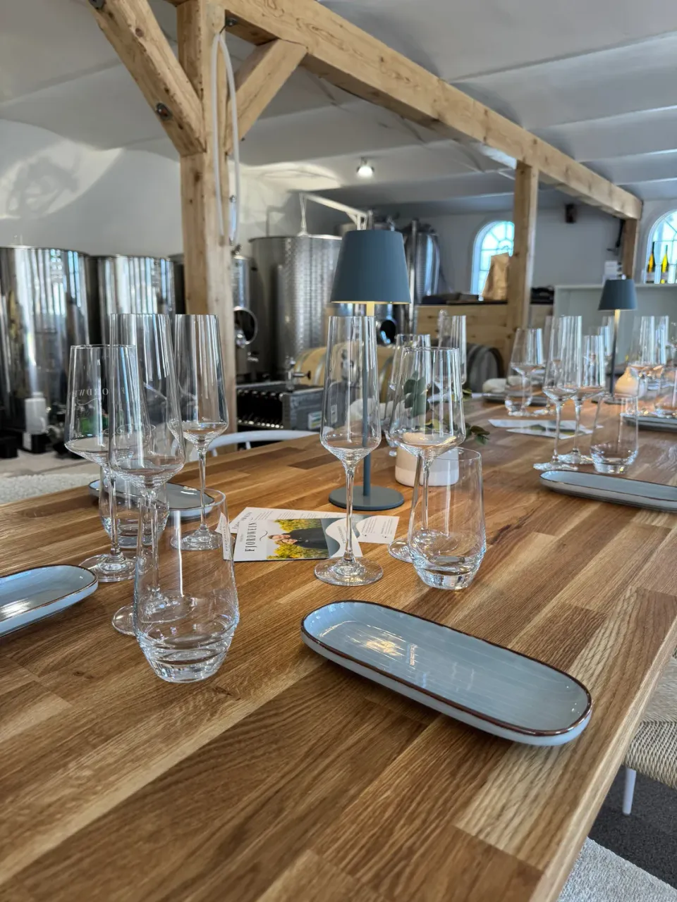 Fjord Wein kælderbesøg vinsmagning vinter