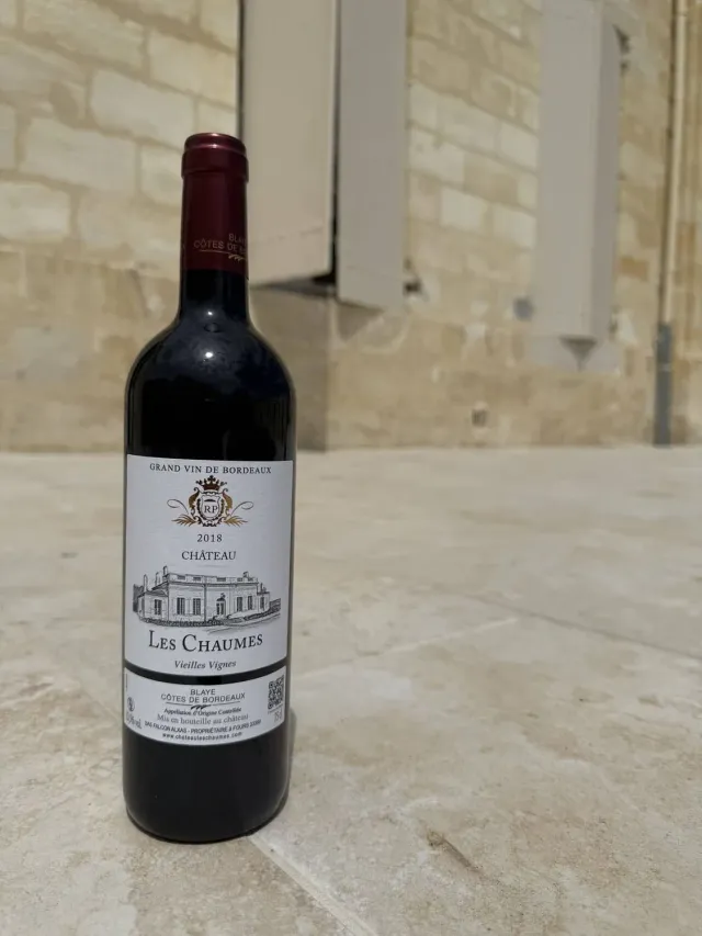 Domaine Les Chaumes Vieilles Vignes 2018 rødvin 75cl Merlot