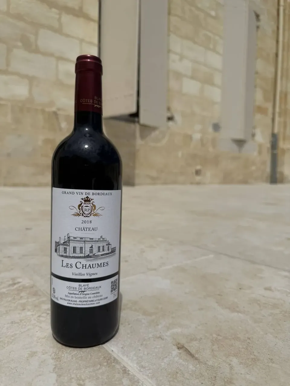 Domaine Les Chaumes Vieilles Vignes 2018 rødvin 75cl Merlot