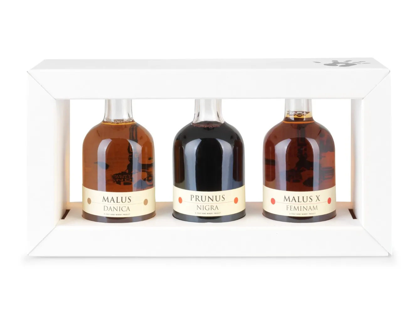 Cold Hand Winery gaveæske æble kirsebær 2 flasker
