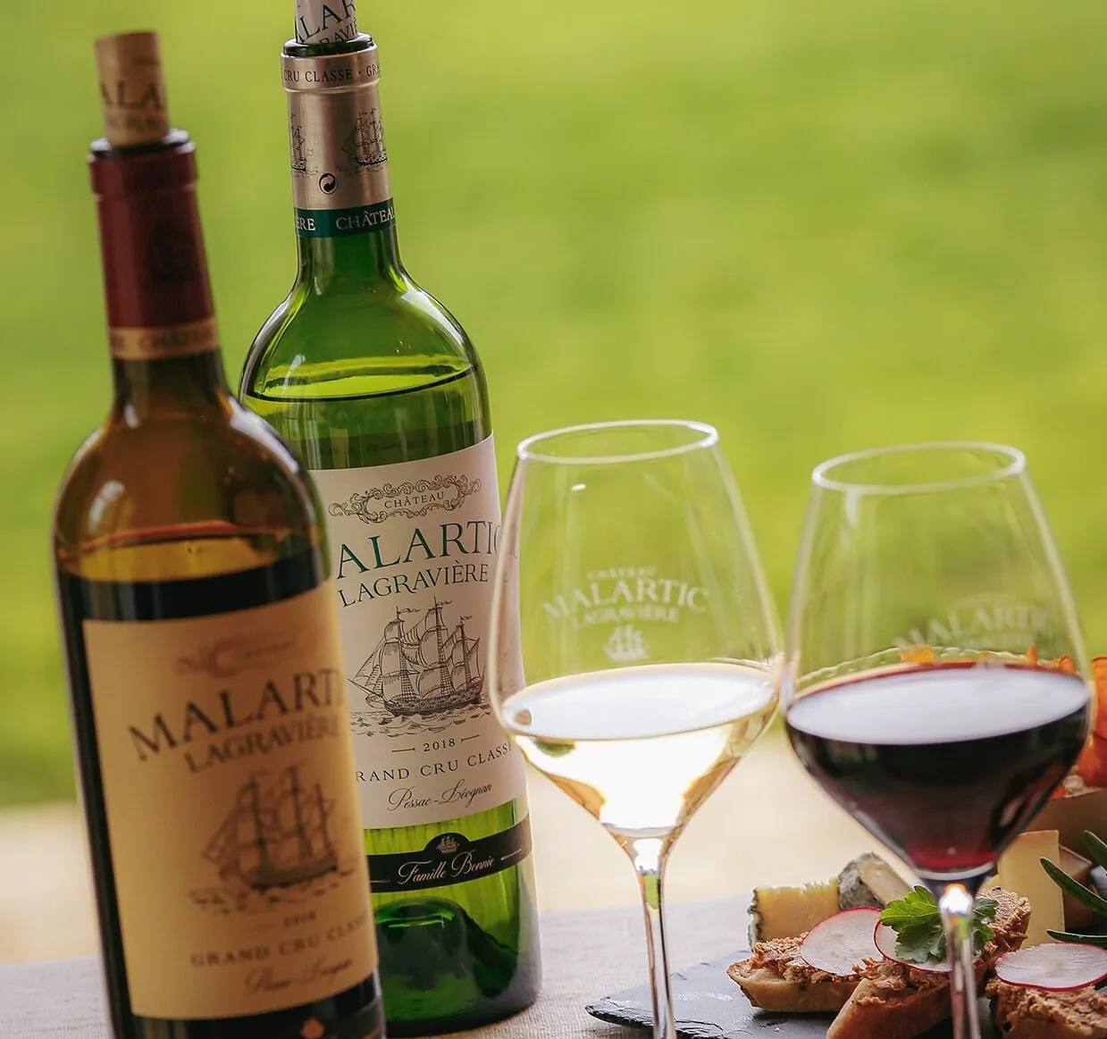 Château Malartic-Lagravière Break Gourmand vinsmagning 2 glas