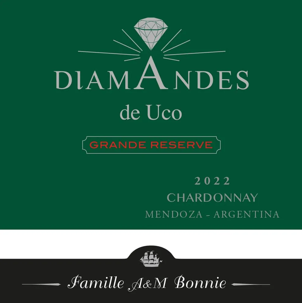 DiamAndes Grande Chardonnay hvidvin 2022 frisk