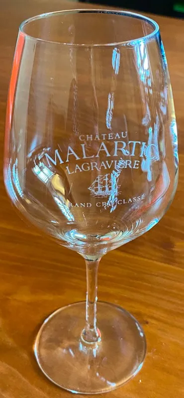 Château Malartic-Lagravière Lehmann vinglas 6 stk graveret